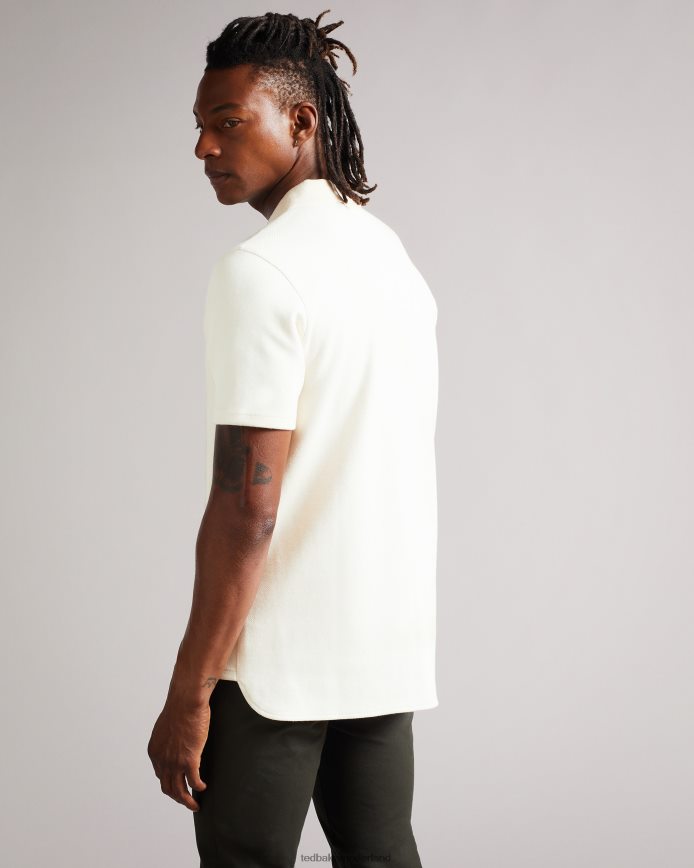 Ted Baker Kelty ss poloshirt van zware keperstof natuurlijk kleding Heren 6R02N1706
