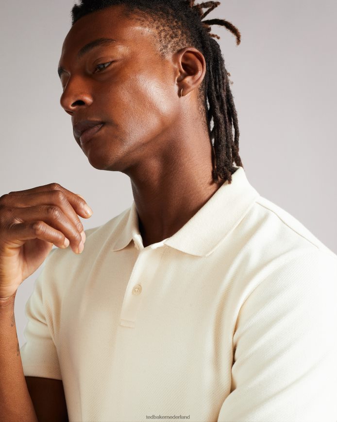 Ted Baker Kelty ss poloshirt van zware keperstof natuurlijk kleding Heren 6R02N1706