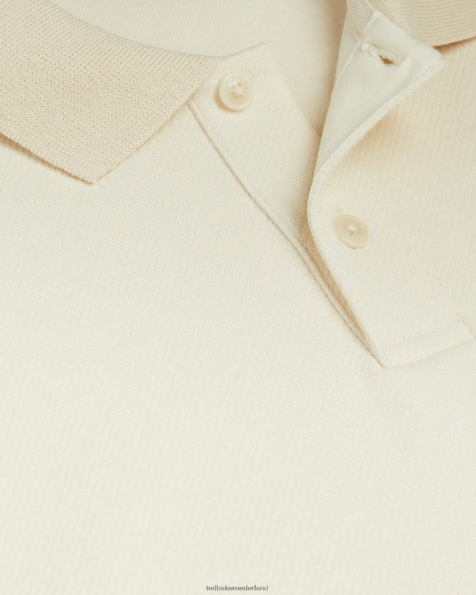 Ted Baker Kelty ss poloshirt van zware keperstof natuurlijk kleding Heren 6R02N1706