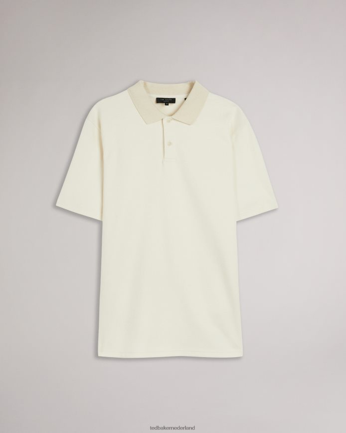 Ted Baker Kelty ss poloshirt van zware keperstof natuurlijk kleding Heren 6R02N1706
