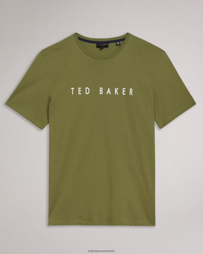 Ted Baker T-shirt met broni ss-merk khaki kleding Heren 6R02N1631