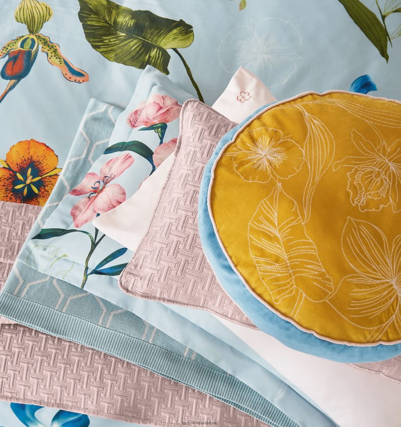 Ted Baker Citrene New Hampton kussen geel huishoudartikelen verzameling 6R02N2095