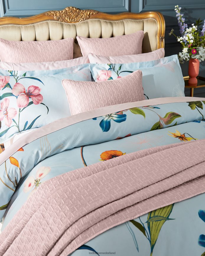 Ted Baker Hamptn Hampton King dekbedovertrekset lichtblauw huishoudartikelen verzameling 6R02N2092