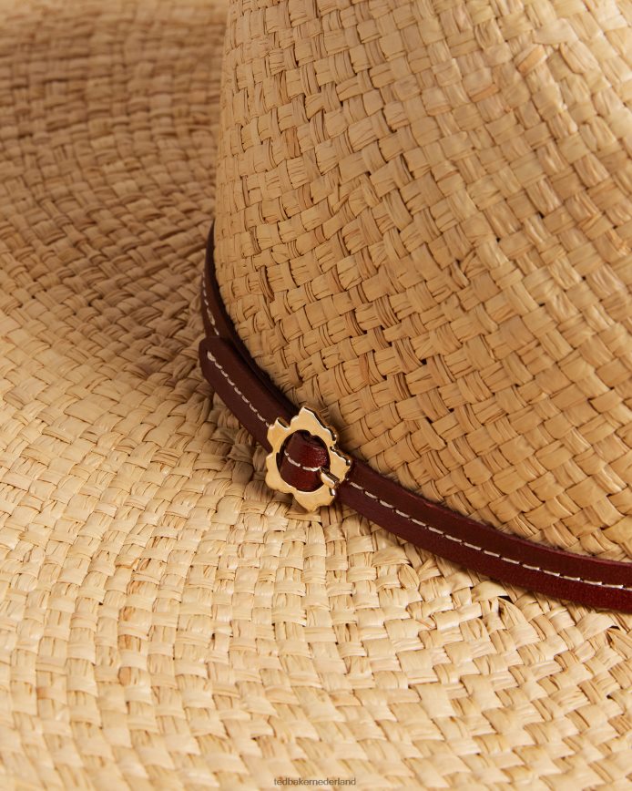 Ted Baker jenah strohoed natuurlijk accessoires vrouwen 6R02N991