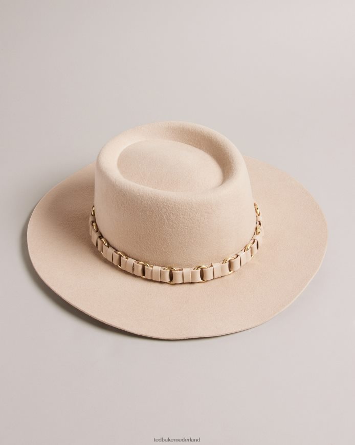 Ted Baker shonahh wollen fedora kameel accessoires vrouwen 6R02N1093