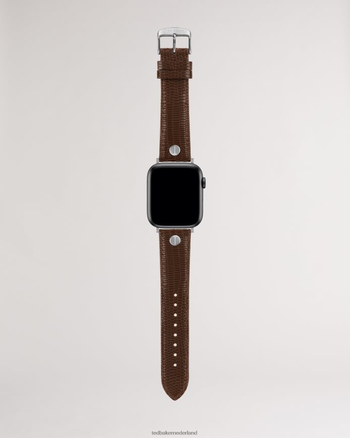 Ted Baker Bruin leren Apple Watch bandje bruin accessoires vrouwen 6R02N1902
