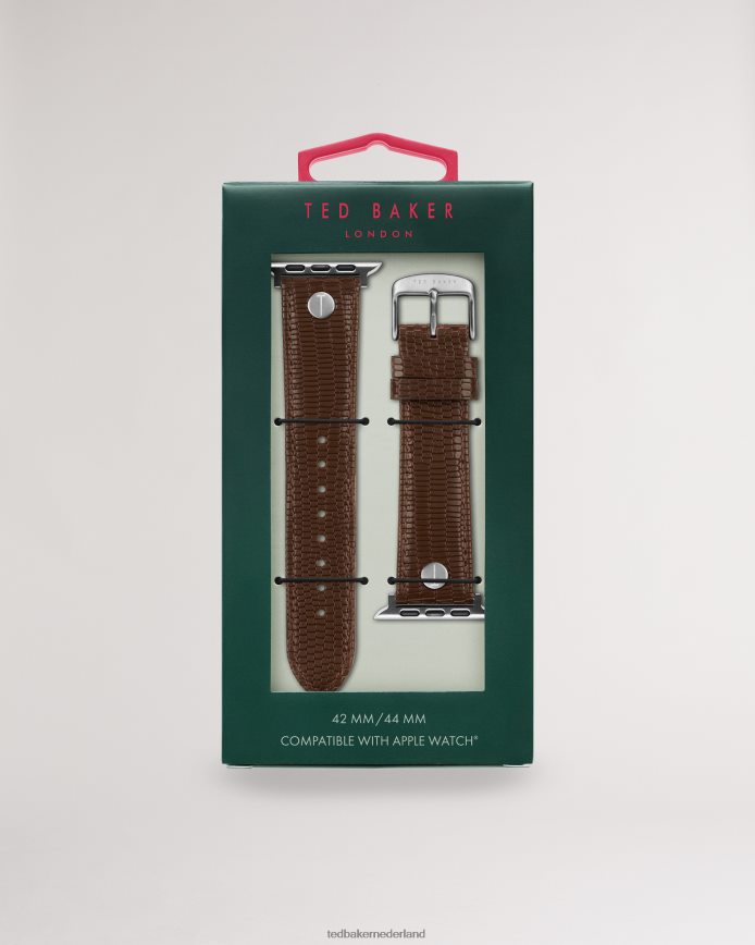 Ted Baker Bruin leren Apple Watch bandje bruin accessoires vrouwen 6R02N1902