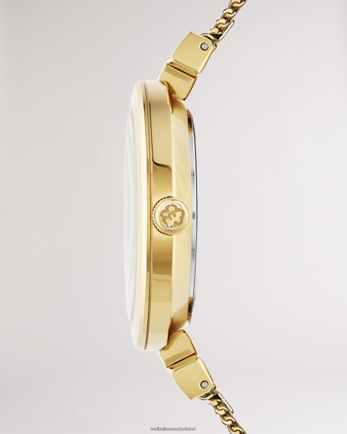 Ted Baker Darbs T-frame horloge met mesh band gouden kleur accessoires vrouwen 6R02N1011