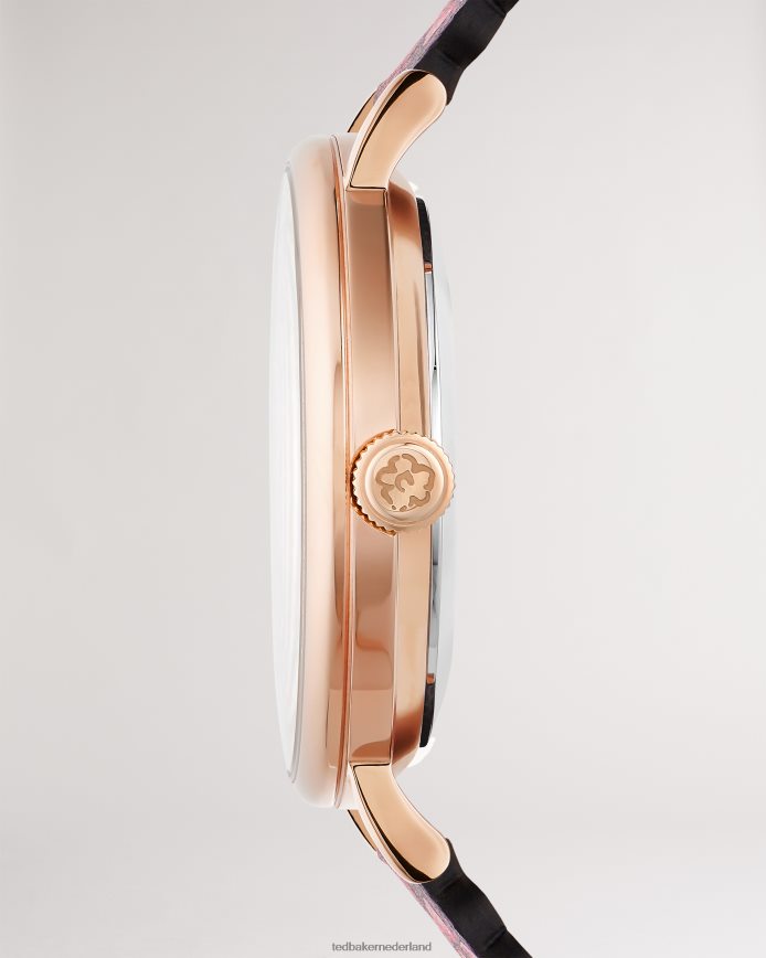 Ted Baker phylli glitched horloge met bloemenprint zwart accessoires vrouwen 6R02N1166