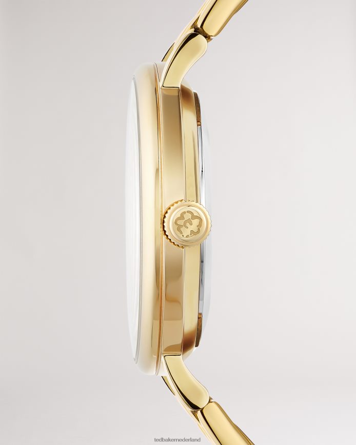 Ted Baker pippp vintage horloge met bloemenprint gouden kleur accessoires vrouwen 6R02N1140