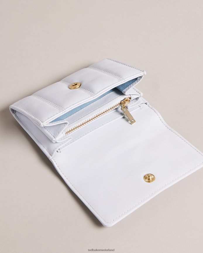 Ted Baker Ayvill leren puffer kleine matinee portemonnee lichtblauw accessoires vrouwen 6R02N1078