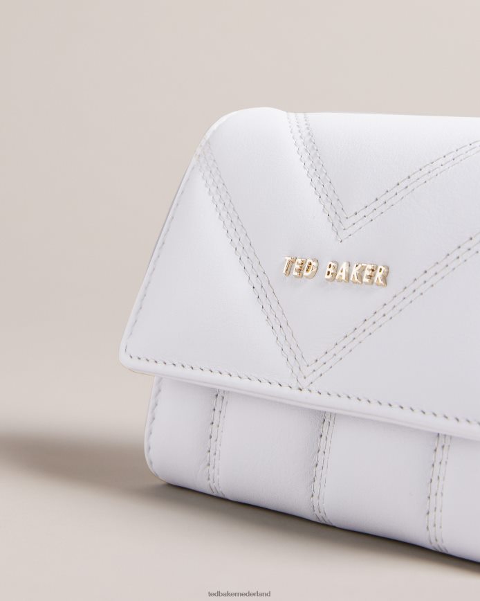 Ted Baker Ayvill leren puffer kleine matinee portemonnee lichtblauw accessoires vrouwen 6R02N1078