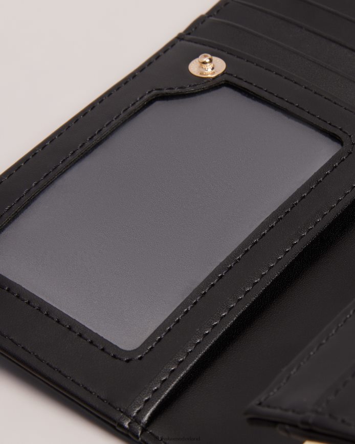 Ted Baker Bavan portemonnee met grote kunstprint en pompon zwart accessoires vrouwen 6R02N989