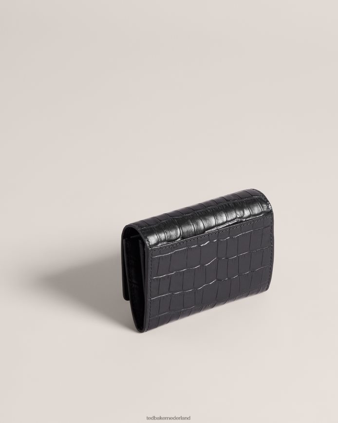 Ted Baker Stenen lederen imitatie krokodillentas zwart accessoires vrouwen 6R02N1004