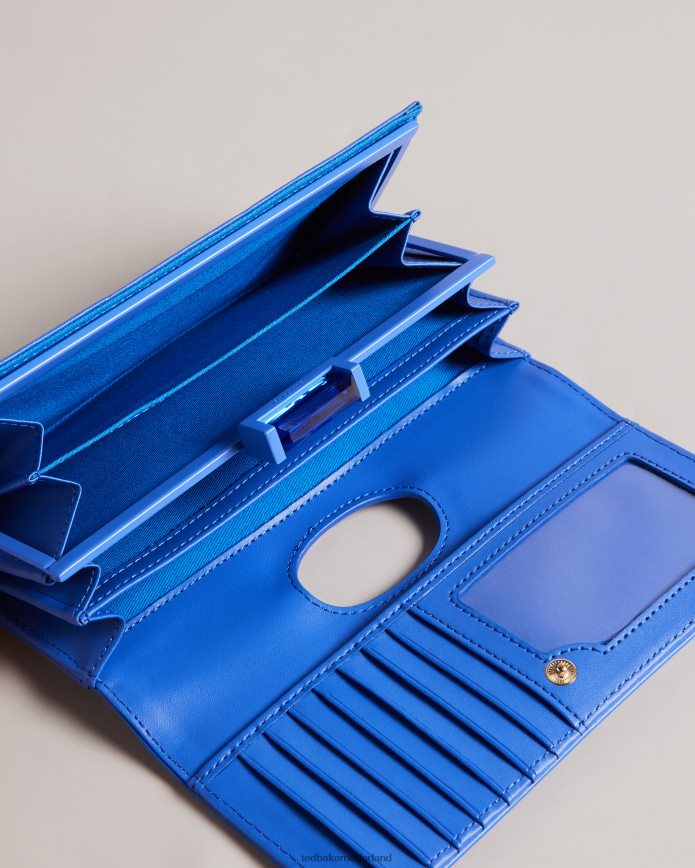 Ted Baker roziita grote kristallen pompontas helderblauw accessoires vrouwen 6R02N993