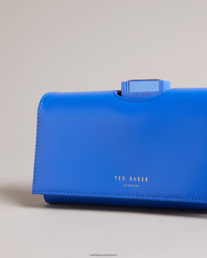 Ted Baker roziita grote kristallen pompontas helderblauw accessoires vrouwen 6R02N993