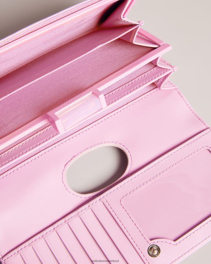 Ted Baker roziita grote kristallen pompontas lichtroze accessoires vrouwen 6R02N1003