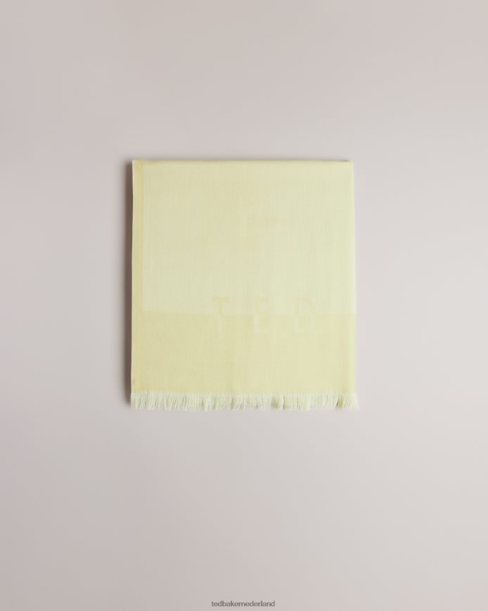 Ted Baker Esteli lange sjaal Het-geel accessoires vrouwen 6R02N1097