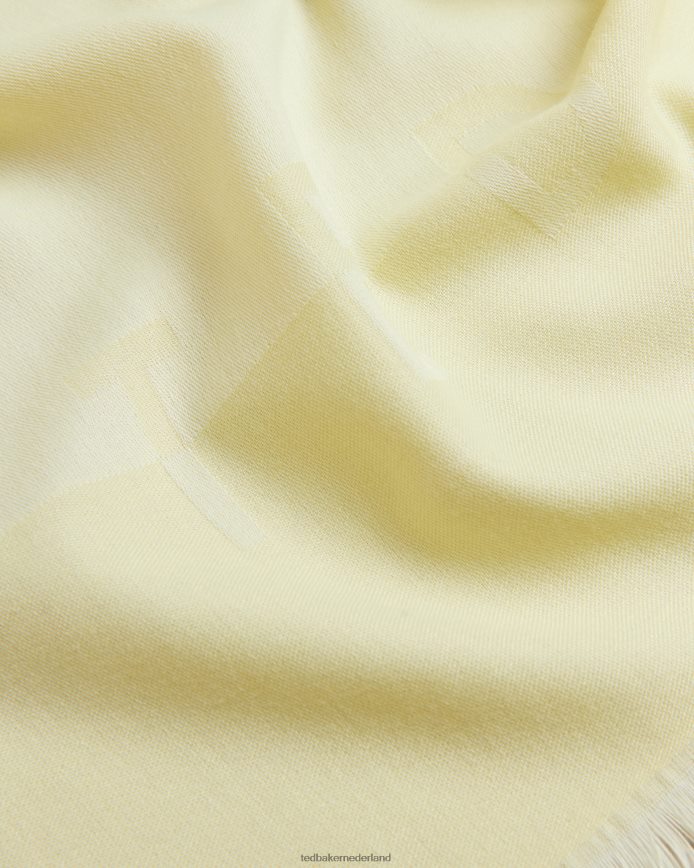 Ted Baker Esteli lange sjaal Het-geel accessoires vrouwen 6R02N1097