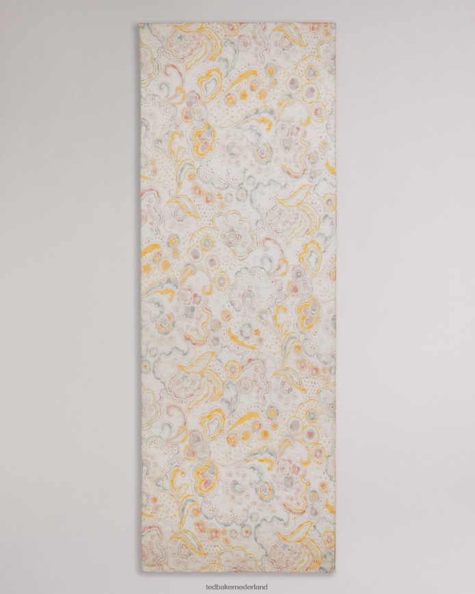 Ted Baker pondree paisley zijden sjaal ivoor accessoires vrouwen 6R02N1188