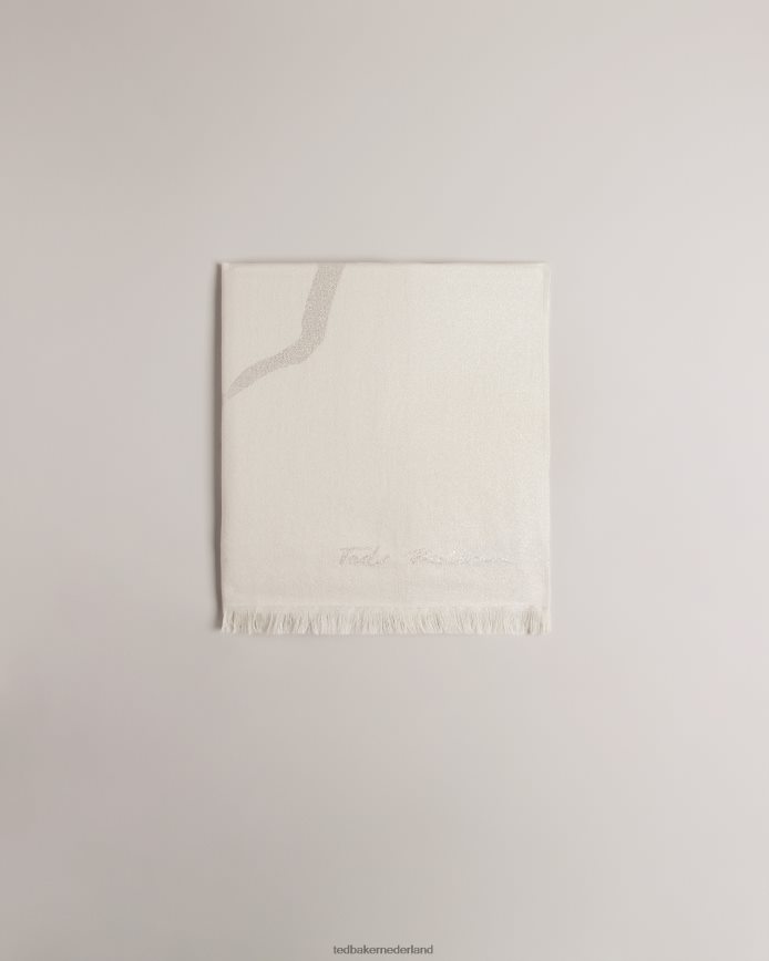 Ted Baker shersa magnolia sjaal natuurlijk accessoires vrouwen 6R02N1167