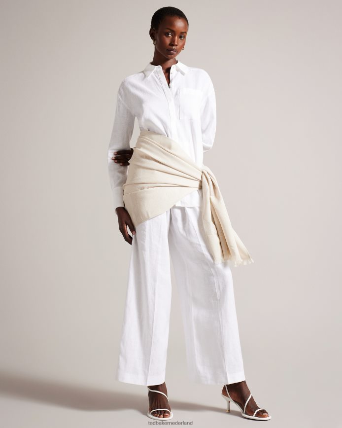 Ted Baker shersa magnolia sjaal natuurlijk accessoires vrouwen 6R02N1167