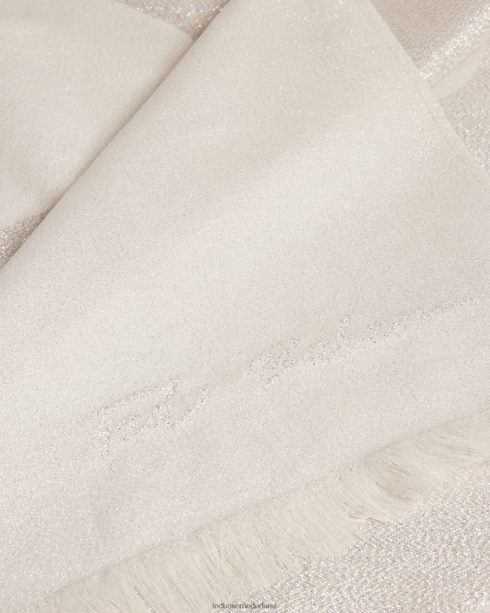 Ted Baker shersa magnolia sjaal natuurlijk accessoires vrouwen 6R02N1167