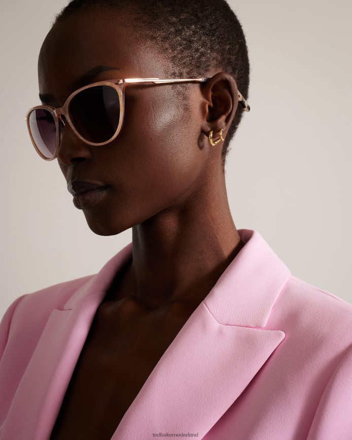 Ted Baker Carakay ronde cat eye-zonnebril lichtblauw accessoires vrouwen 6R02N1163