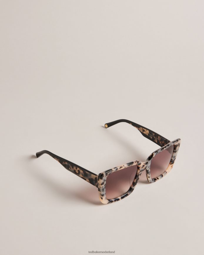 Ted Baker doxies zonnebril met dik vierkant montuur schildpad accessoires vrouwen 6R02N1162