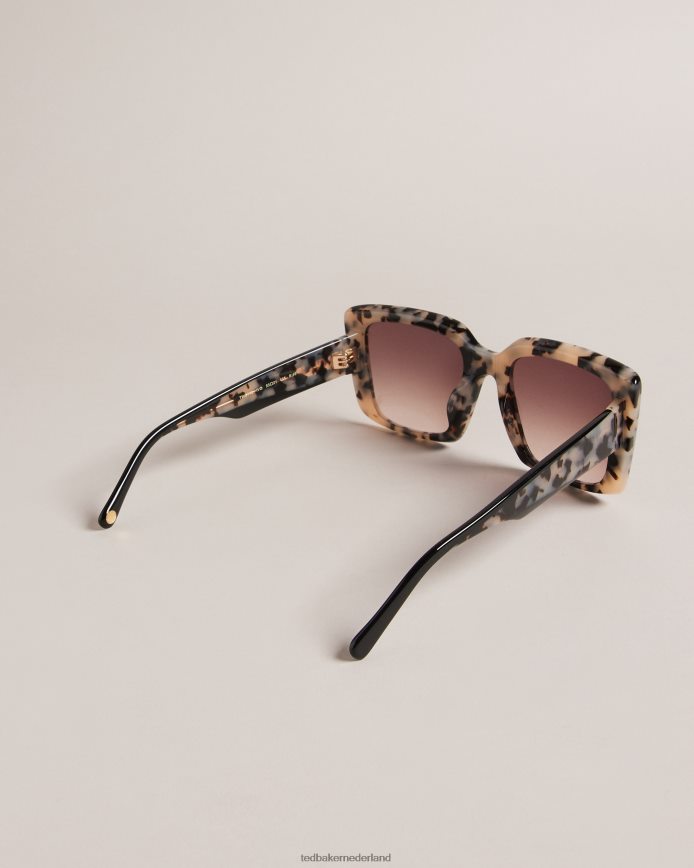 Ted Baker doxies zonnebril met dik vierkant montuur schildpad accessoires vrouwen 6R02N1162