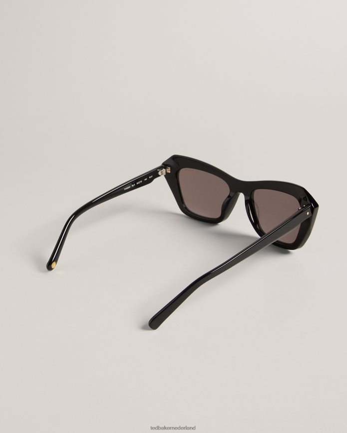 Ted Baker gevlekte geometrische cat eye-zonnebril zwart accessoires vrouwen 6R02N1127