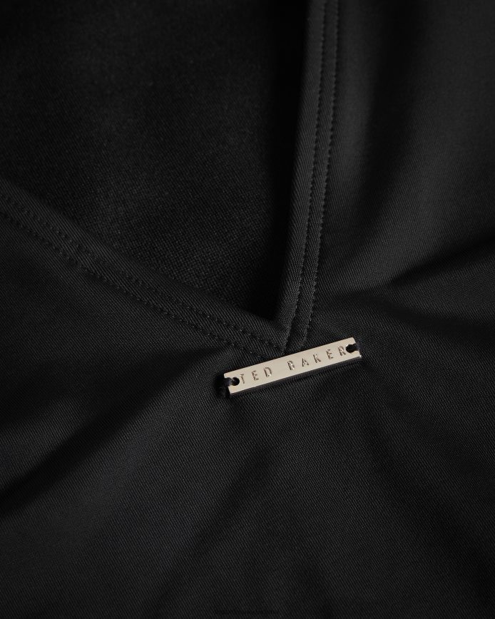 Ted Baker Maabel badpak met bandjes en meshpanelen zwart kleding vrouwen 6R02N274