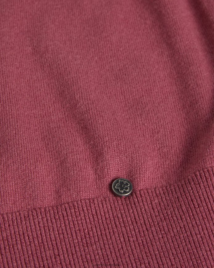 Ted Baker Maevia coltrui met stikselinzet donker paars kleding vrouwen 6R02N120