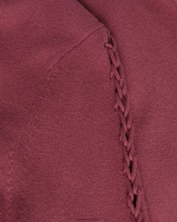 Ted Baker Maevia coltrui met stikselinzet donker paars kleding vrouwen 6R02N120