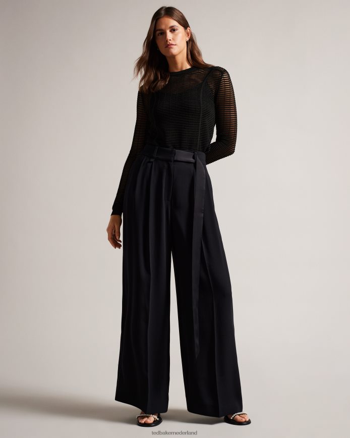 Ted Baker roshila getextureerde slim-fit trui zwart kleding vrouwen 6R02N437