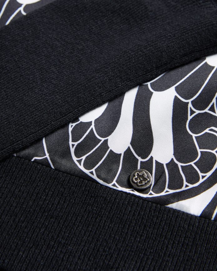 Ted Baker sicell geweven trui aan de voorkant zwart kleding vrouwen 6R02N47