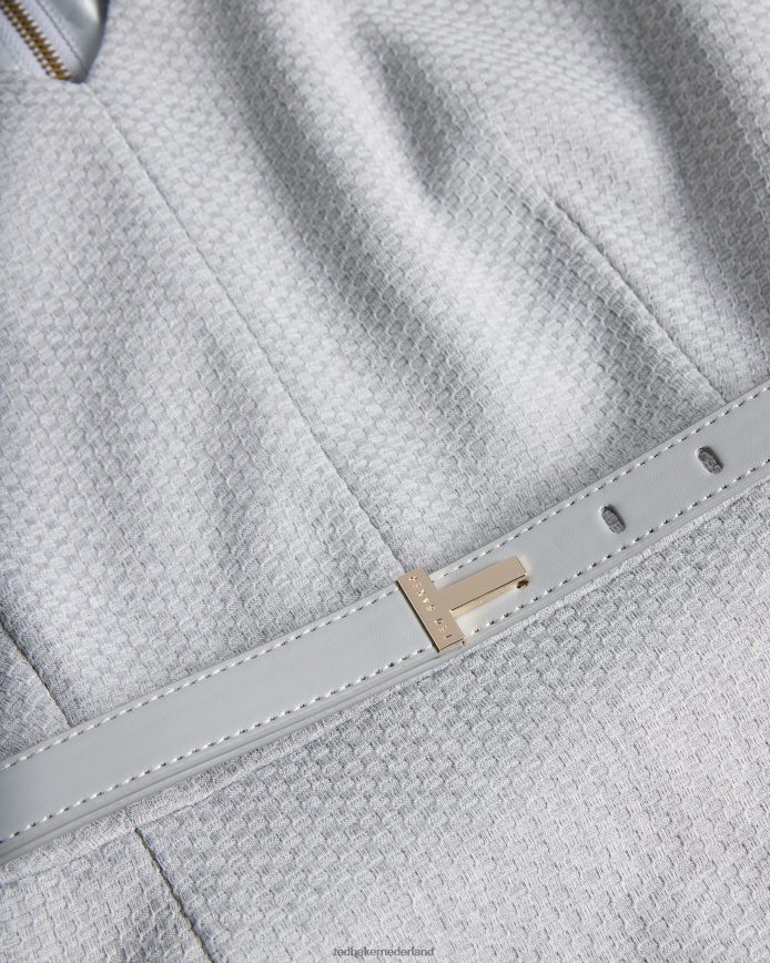 Ted Baker Michahd kokerjurk lichtgrijs kleding vrouwen 6R02N401