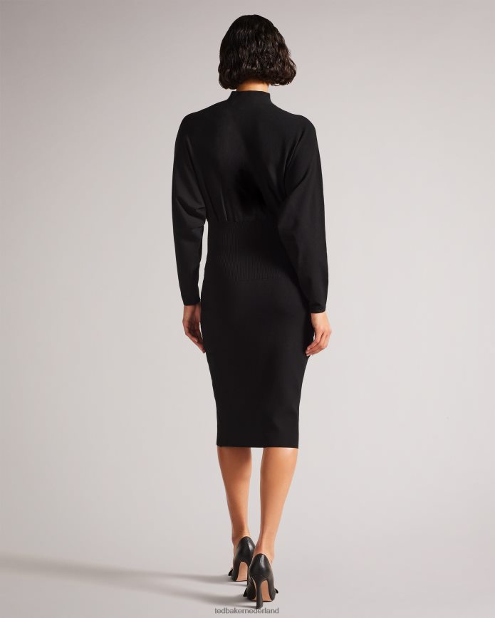 Ted Baker Midi-jurk van Alice Cocoon zwart kleding vrouwen 6R02N283