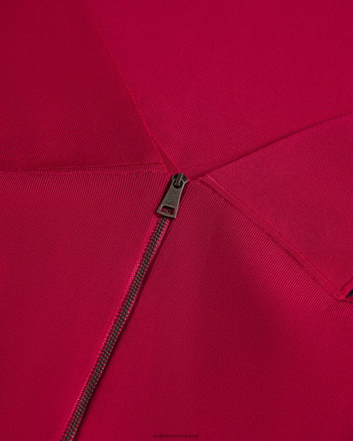 Ted Baker Mikella gekruiste gebreide midi-bodycon fel roze kleding vrouwen 6R02N198