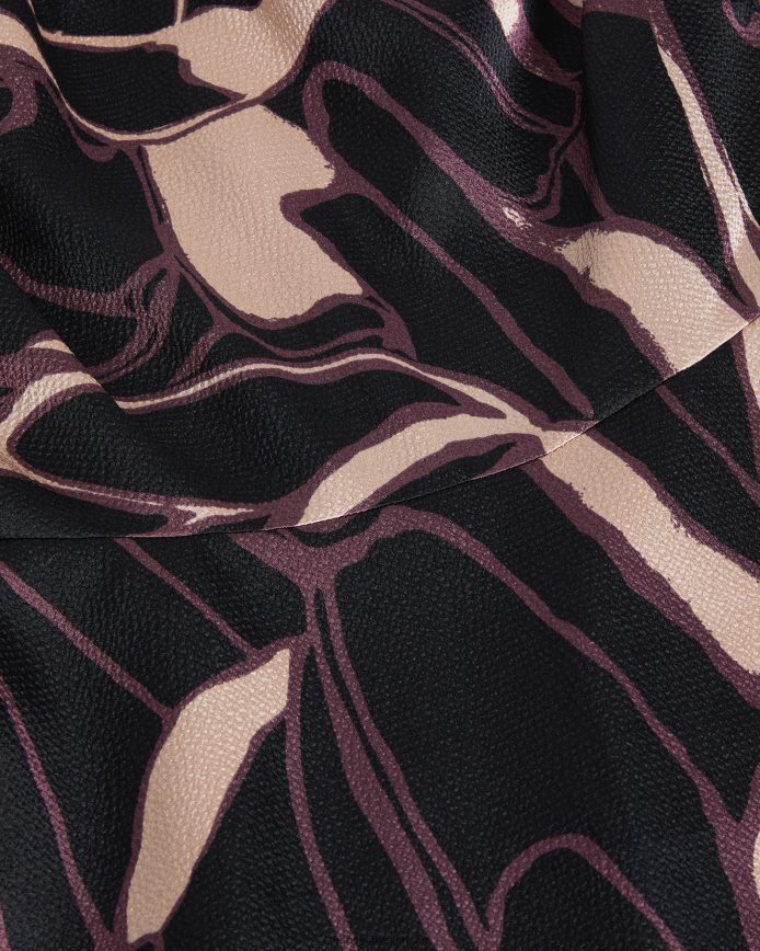 Ted Baker Gilliaa mini-jurk met abstracte print zwart kleding vrouwen 6R02N65