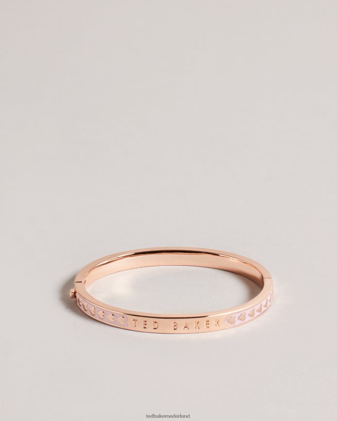 Ted Baker Eellie emaille hart armband bleekroze juwelen vrouwen 6R02N1038