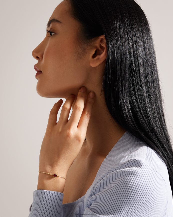 Ted Baker Harock glazen hartarmband rood juwelen vrouwen 6R02N977