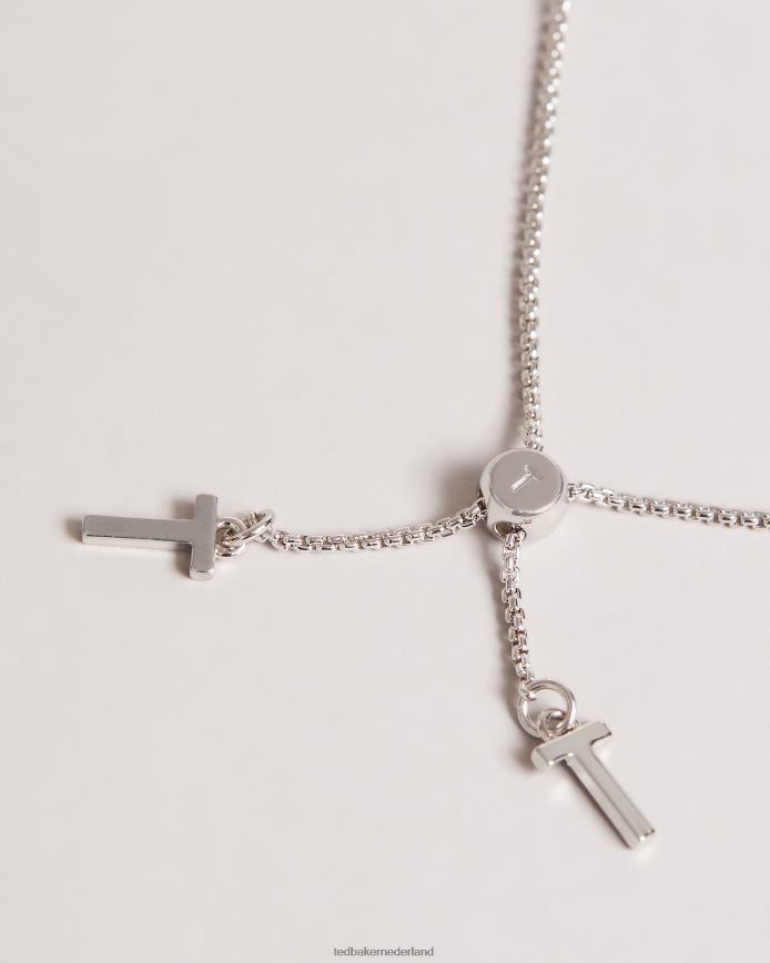 Ted Baker Melrah icoon kristallen schuifarmband zilvere kleur juwelen vrouwen 6R02N969