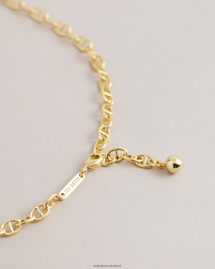 Ted Baker Srenety spiraalvormige schelp statement ketting gouden kleur juwelen vrouwen 6R02N973