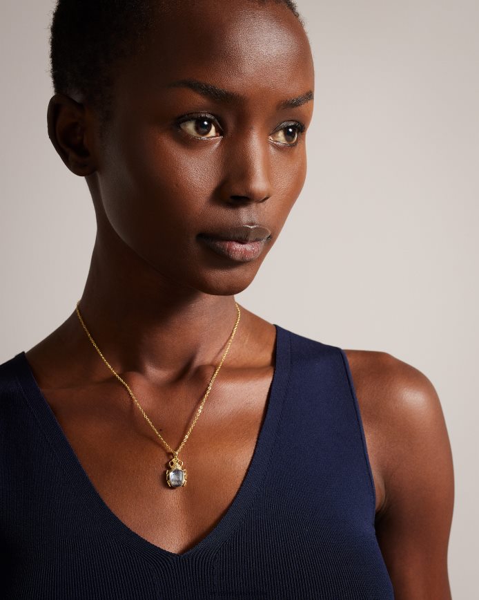 Ted Baker luban love bug hanger ketting gouden kleur juwelen vrouwen 6R02N1072