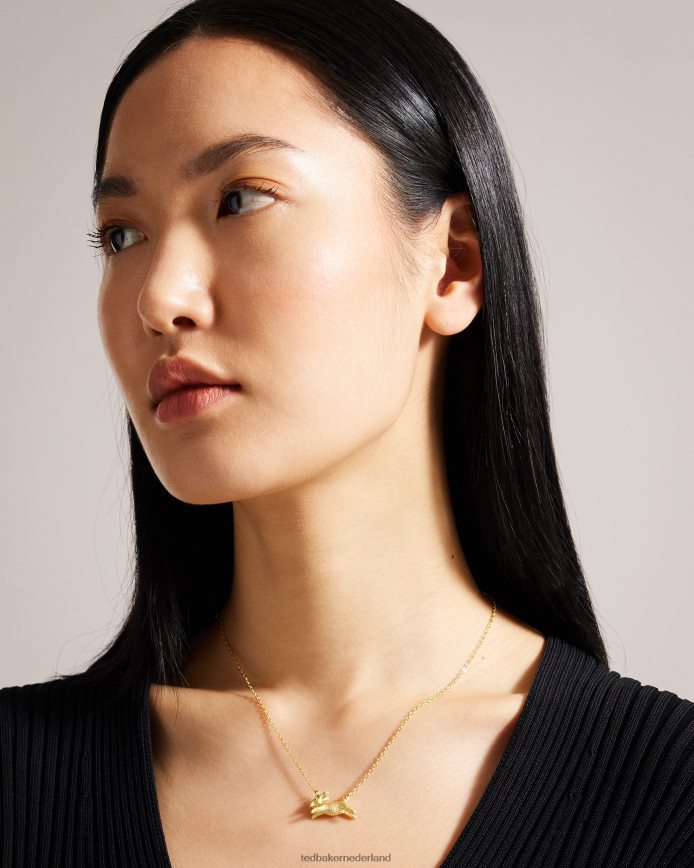 Ted Baker rabsa konijn hanger ketting gouden kleur juwelen vrouwen 6R02N1118