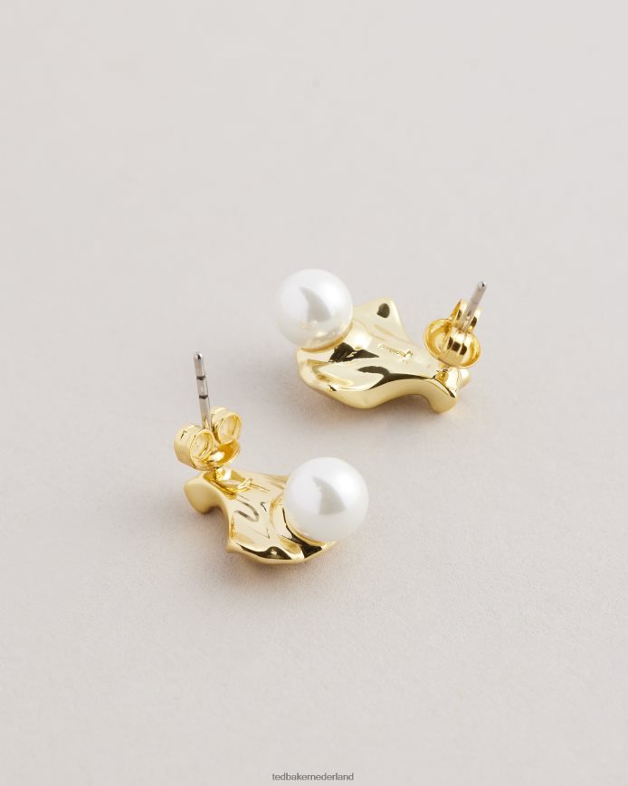 Ted Baker Callien mosselschelp oorbellen gouden kleur juwelen vrouwen 6R02N1058