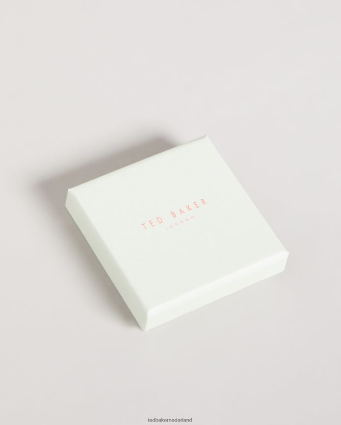 Ted Baker Senatta kristallen hoepeloorbel zilvere kleur juwelen vrouwen 6R02N1028