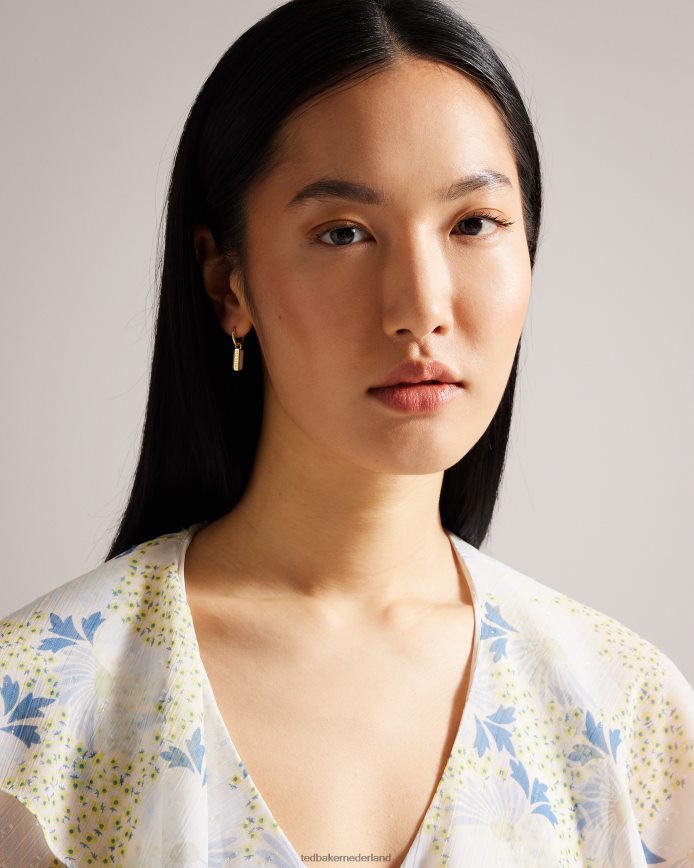 Ted Baker gwennie tbj2977 gem bar knuffel oorbel pl-roze juwelen vrouwen 6R02N1047