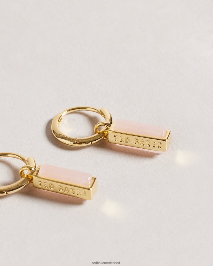 Ted Baker gwennie tbj2977 gem bar knuffel oorbel pl-roze juwelen vrouwen 6R02N1047
